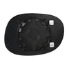Peugeot Heated Left Side Rear View Mirror Glass w/ Backing Plate