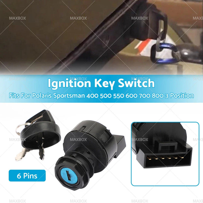 Polaris Sportsman 400 500 550 600 700 800 3 Position Ignition Key Switch