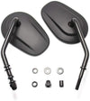 Harley Davidson Black Motorcycle Rear View Side Mirrors