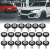 Car / Motorcycle 20pcs M6 Fender Bumper Washer Bolt Engine Bay Fastener
