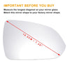 Hyundai Accent Right Side White Mirror Glass (2018-2020)