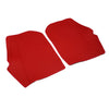 Corvette C8 2020-2024 - Black Carpet Liners Accessories Red Full Floor Mats