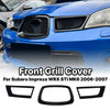 Subaru Impreza WRX STI Gloss Black Front Grill Frame Trim Cover (2006–2007)
