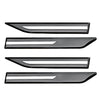 4 x Stainless Steel Car Side Door Fender Sticker Trim