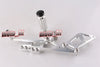 Suzuki GSXR 1000 K9 (2009-2010) - Silver Finish Rear Sets Foot Pegs