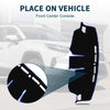 Toyota RAV4 (2019-2024) - Black Blue 1 Set Dashboard Cover Mat