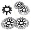 Honda CBR600F4 1998-2000 & CBR600F4 1998-2010 Black Front Brake Disc Rotors
