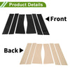 Nissan Elgrand 6 Pcs Black Pillar Window Trim (2011-2023)