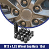 Honda, Chevy, Nissan M12x1.25 Car Wheel Hub Lug Nuts 2 x Set