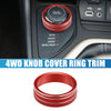 Jeep Cherokee, Compass 2014-2021, 2017-2021 Red 4WD Knob Cover Trim