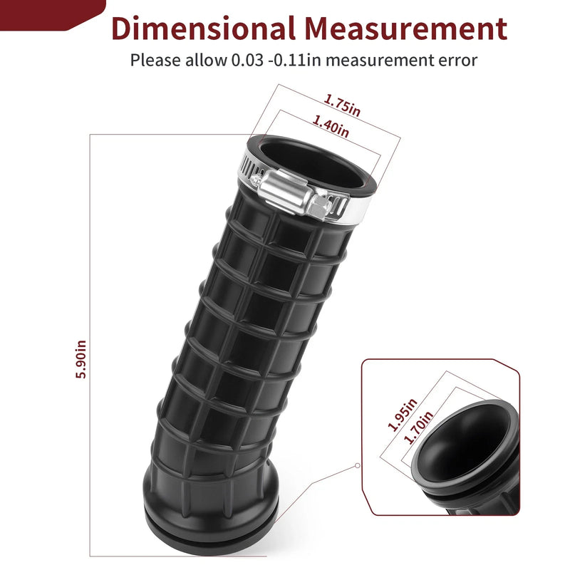 Yamaha Badger 80 YFM80 Air Box Intake Joint Boot (1985–1988)