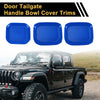 Jeep Gladiator Blue Exterior Door Handle Bowl Cover Trims (2020-2024)