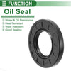Car Oil Seal 35x65x8mm NBR Rubber Black 5 Pcs