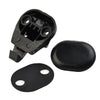 MB Glass Lock Buckle Black Plastic