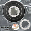 Jeep Wrangler Silver Tone Interior Steering Wheel Cap Trim Ring (2007-2023)