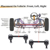 Isuzu I-290, I-280 Front Stabilizer Sway Bar Links (2006-2008)