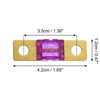 Automotive Marine Audio Video System Gold Tone AMI Fuse 32V Bolt-on