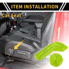 Jeep Gladiator JT (2018-2024) Green Seat Adjustment Button Cover Trim