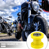 Motorcycle 2 x 10mm Drive Chain Pulley Chain Tensioner Rubber Wheel