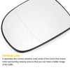 Mercedes Viano Left Side White Heated Mirror Glass (2003-2010)
