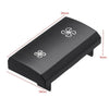 Car A / C Heater Controls Black Plastic Panel Fan Button