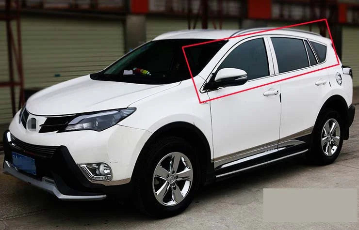 2016-2018 Toyota RAV4 Sill Window Pillars Molding Cover Trim (2016-2018)