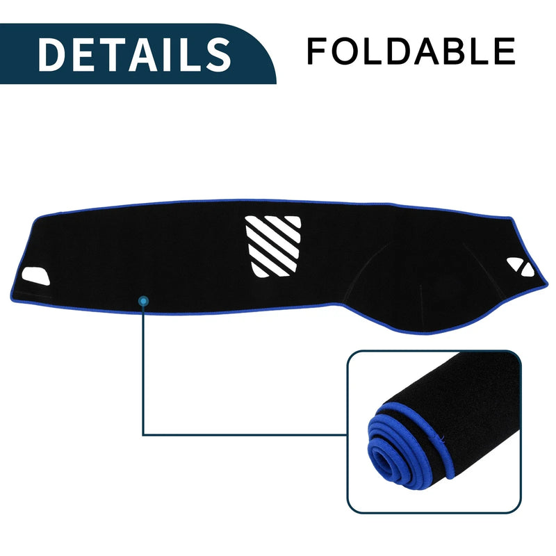 BMW 5 Series F10 F11 Sun Pad Black Blue Dash Cover Mat (2010 - 2016)