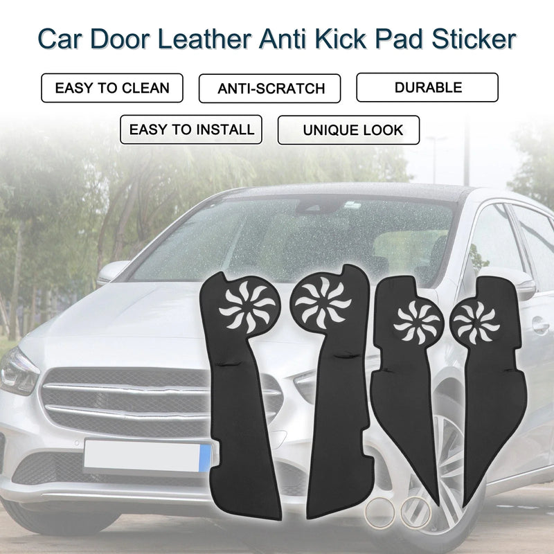 Mercedes-Benz B200 Car Door Leather Anti-Kick Pad Sticker (2000-2008)