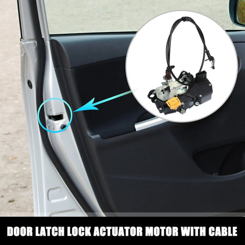 Chevrolet Cobalt Front Left Door Lock Actuator Motor with Cable (2005-2010)