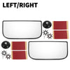 Chevrolet GMC Left Right White Mirror Glass Back Non-heated