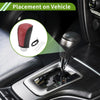 Toyota Corolla Red Carbon Fiber Gear Shift Knob Cover (2009-2013)