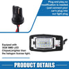 Mazda White LED License Plate Light Assembly