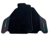 Ferrari F430 2004-2009 with Alcantara Leather Black Floor Mats (2 x)