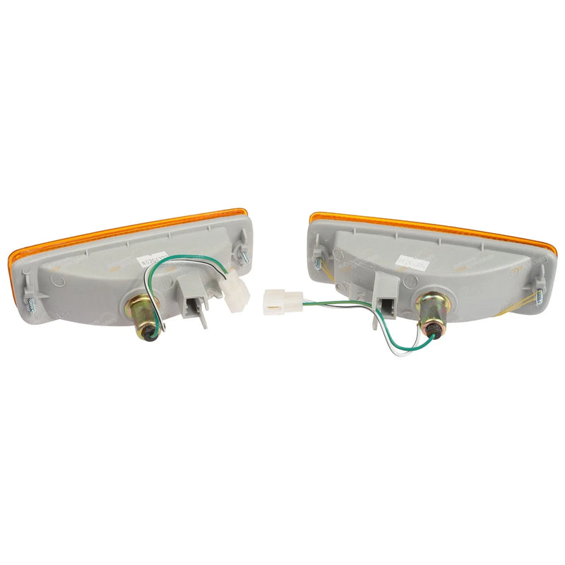 Hilux LN106 LN107 LN85 LN86 Front Bar Indicator Lamp Lights Set (1988–1997)