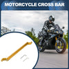 Motorcycle Cross Bar / 34cm / Mirror Mount Handlebar Gold Tone, 1x
