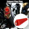 Motorcycle 2 x 15-38mm Silencer Exhaust Pipe Plug