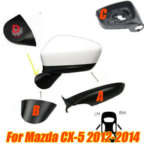 Mazda CX-5 Wing Side Mirror Shell Frame Lower Cover Cap (2012–2014)