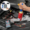 8 Pulse Mode Fuel Injector Tester with 4-Size Adapters Dual Channel Design