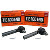 Toyota Prado GRJ120 KDJ120 KZJ120 RZJ120 2 x Outer Tie Rod Ends (2002–2009)