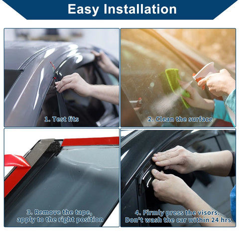 Chevrolet Cruze (2015-2019) Side Vent Visors Window Deflectors
