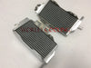 Honda CR250 CR250R Aluminum Radiator + Blue Y Silicone Hose (2005-2007)