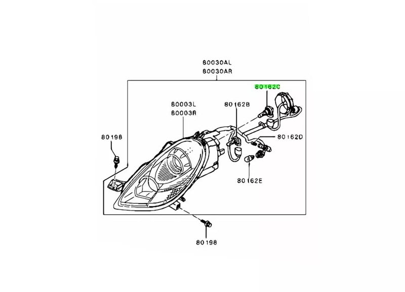 L200 Triton Fog Light Bulb (2015-2022)