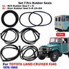 Windshield Rubber F+R Door Rubber Set 7 Fits Toyota Land Cruiser FJ40 76-84 D05