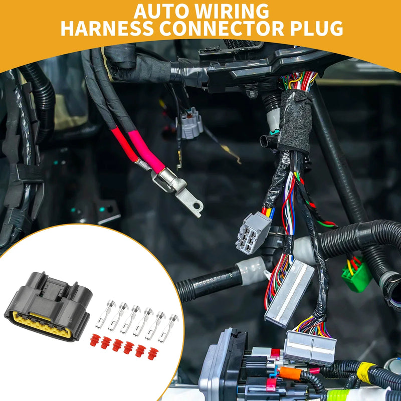 Nissan 6 Pin Auto Wiring Harness Connector Plug