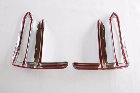 Kia Forte ABS Chrome Front Fog Light Lamp Frame Cover Trim / 2pcs (2019–2021)