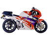 Tête de fourche vis boulons dzus Attaches / Inox / Honda RVF400 (1994–1997)