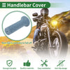 Motorcycle 25mm Hand Grips Cover Handlebar Cover TPU Gray Blue