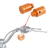 Motorcycle 2 x M10x1.25 Left Side Mirror Hole Plug Screw