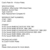 Suzuki RM85 RM80 Clutch Kit (2002-2015, 1978-1981)