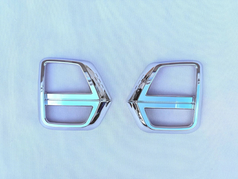 Chevrolet Colorado 2 x Chrome ABS Front Fog Light Lamp Cover Trim (2023-2025)